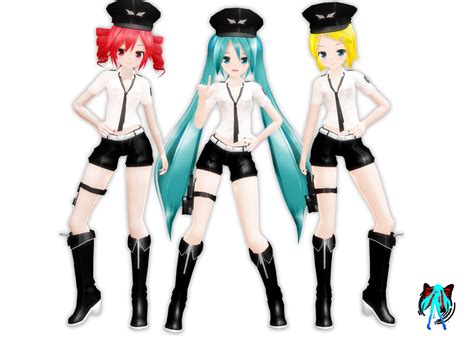 Lat Police Miku Rin Teto DL By XXSefa On DeviantArt