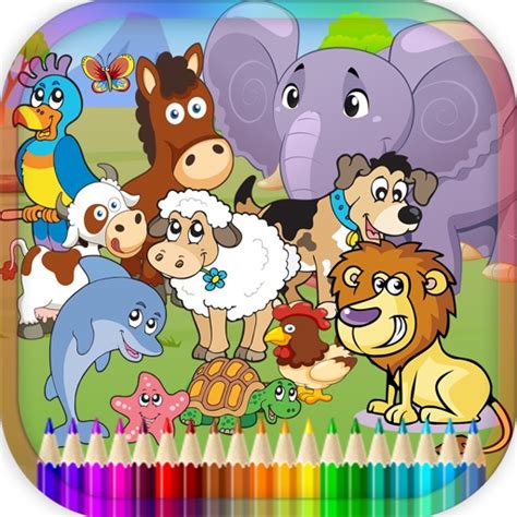 Animal Coloring Book For Children Game