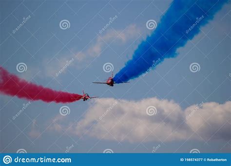The Red Arrows Royal Air Force Aerobatic Team Editorial Photography