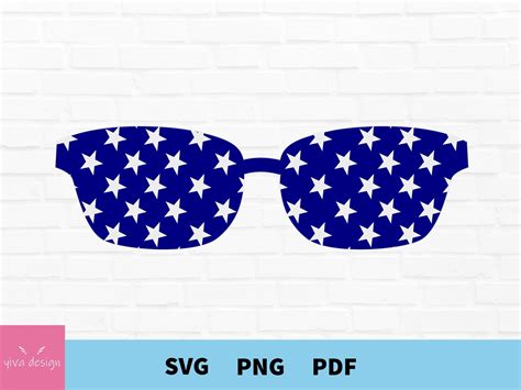 4th Of July Svg Sunglasses Svg Patriotic Svg Patriotic Etsy