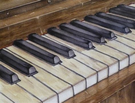 Explore a wide range of the best paintings piano on aliexpress to find one that suits you! Old Piano Keys Original Watercolor 14x11 Painting | eBay ...