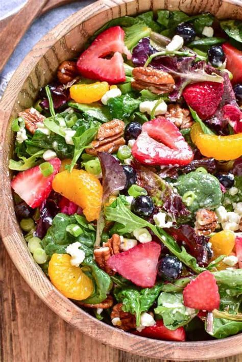 Summer Strawberry Salad Recipe Summer Salads Healthy Salad Recipes