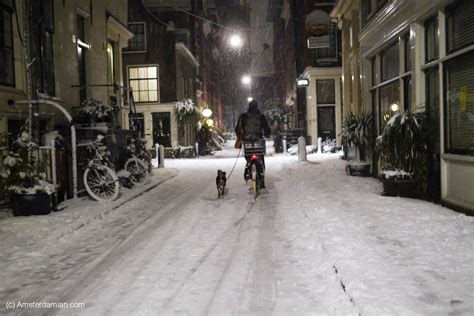 A Snowy Evening In Amsterdam Amsterdamian Amsterdam Blog
