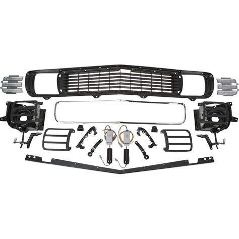 Complete Rs Headlight Conversion Kit For 1969 Camaro