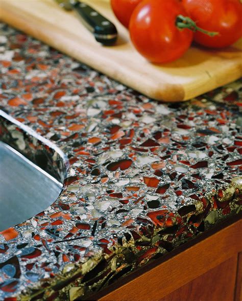 The Pros And Cons Of Glass Countertops Recycled Glass Countertops Glass Countertops Eco