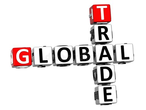 3d Global Brand Crossword Text Stock Illustrations 14 3d Global Brand