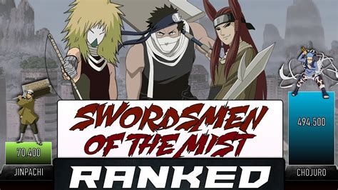 Ninja Swordsmen Of The Mist Power Levels Animescale Youtube