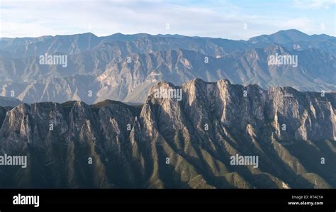 Scenic View Of Sierra Madre Mountain Range At Sunrise Stock Photo Alamy