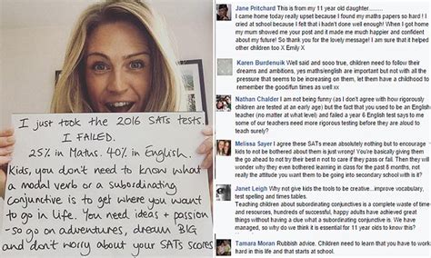 former english teacher abi elphinstone admits on facebook she failed 2016 sats daily mail online