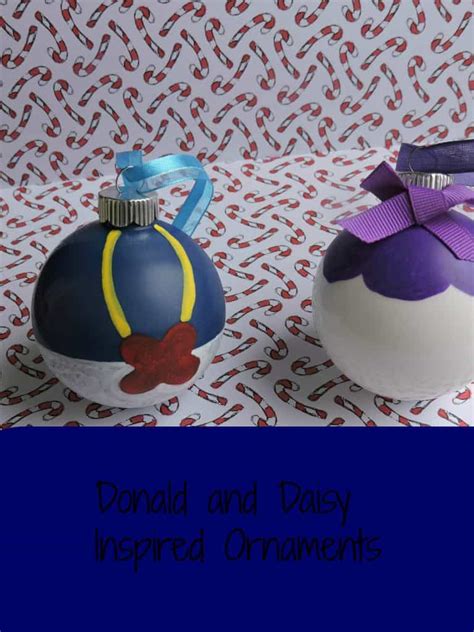 Donald And Daisy Inspired Ornaments Life With Heidi