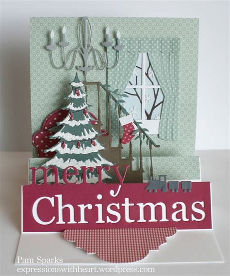 A Christmas Card With A Tree On It