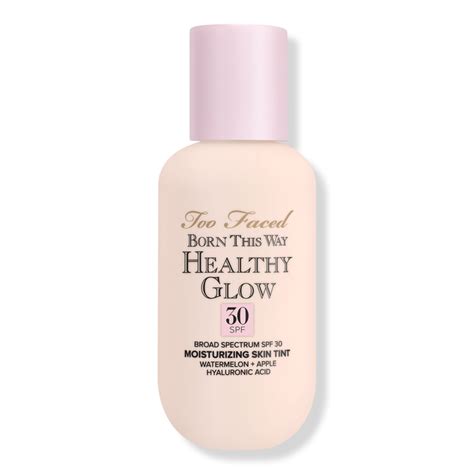too faced born this way healthy glow spf 30 skin tint foundation 1