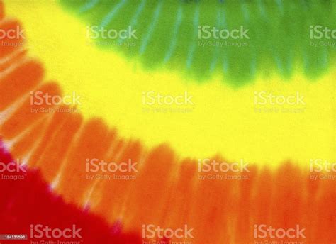 Orange Yellow Green Red Tie Dye Background Pattern Or Texture Stock