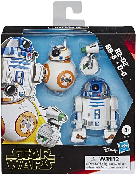 Star Wars Galaxy Of Adventures R2 D2 Bb 8 D O Action Figure 3 Pack 5 Scale D 630509867257 Ebay