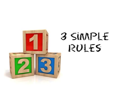 3 Simple Rules Do Good Alive Ministries