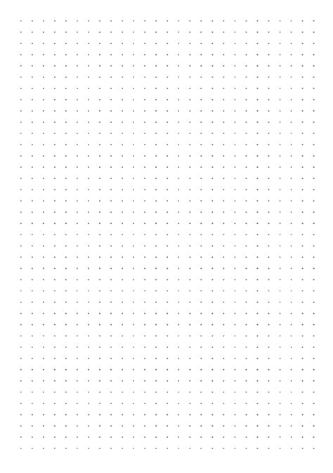 Printable Dot Grid Paper With 5 Mm Spacing Pdf Download Bullet