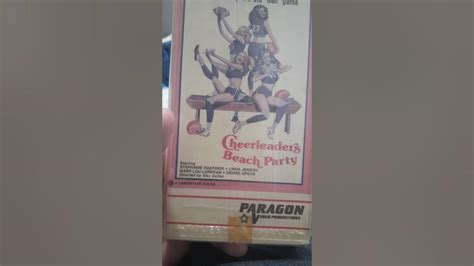 unboxing cheerleaders beach party vhs youtube