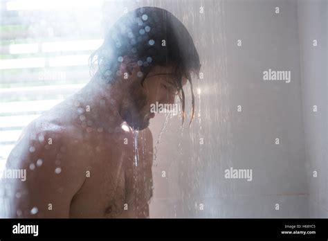 Man In Shower Hi Res Stock Photography And Images Alamy