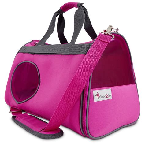 Good2go Ultimate Pet Carrier In Gray And Pink For Pets Up To 16 Lbs