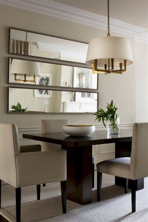 The crisp white chairs, rustic wood table and chippy cabinet are all so charming and inviting! 79+ Beautiful Dining Room Ideas - Page 71 of 80