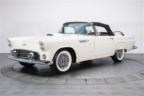 1956 Ford Thunderbird Dressed Up In Colonial White Was Restored By Amos
