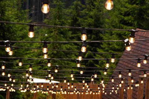 How To Hang String Lights On Your Deck Deck Joist Beam And Rim Tape