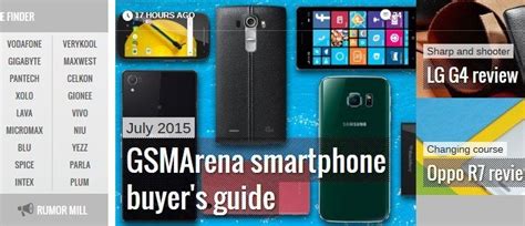 Gsm Arena Gets A Nice Makeover Including An Updated Phone Comparison