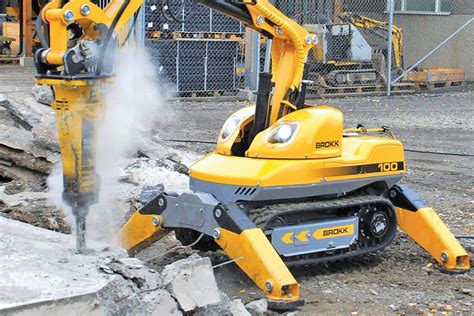 Brokk 100 Demolition Machine Concrete Construction Magazine