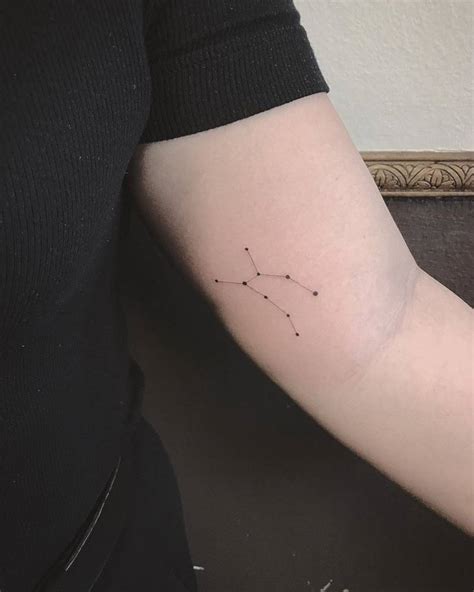 Lupus Constellation Tattoo