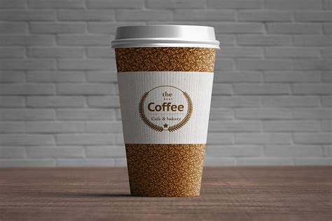 Paper Coffee Cup Mockup — Free Design Resources