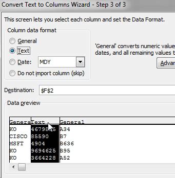 Parse Data Using Text To Columns Excel Tips Mrexcel Publishing