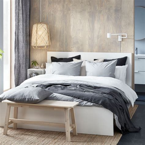 A kids' bed placed on turquoise ikea malm dressers maximizes the storage space without cluttering the room. MALM Bed frame, high - white - IKEA Switzerland in 2020 ...