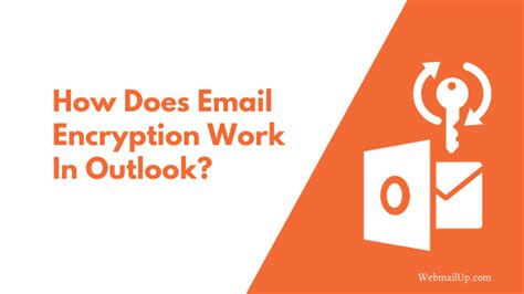 How Does Email Encryption Work In Outlook Webmailup