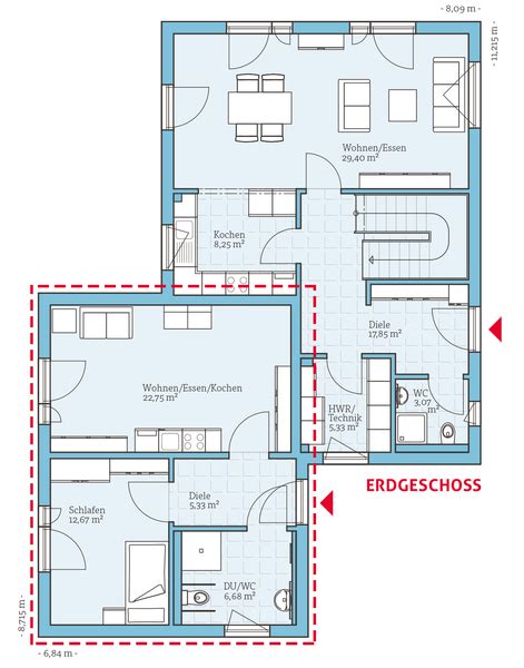 Fertighaus mit einliegerwohnung solution 183 v4 living haus. Häuser mit Einliegerwohnung | Haus mit einliegerwohnung ...