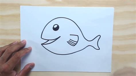 Como Desenhar Um Peixinho Bem FÁcil Desenhos Fáceis Para Crianças