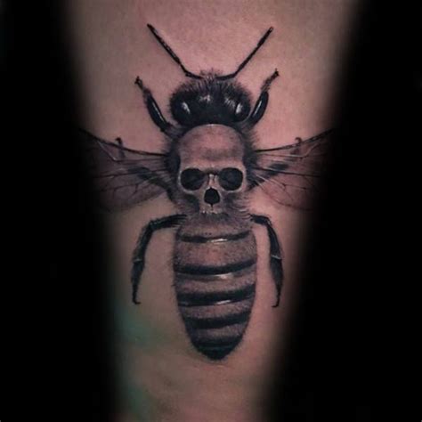 50 Bee Tattoo Designs For Men A Sting Of Ink Ideas Bee Tattoo
