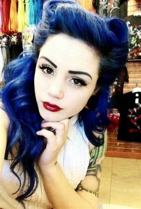 Keep in mind that it takes time to. Blue Black Hair Tips And Styles | Dark Blue hair Dye ...