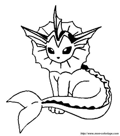 Vaporeon Coloring Pages