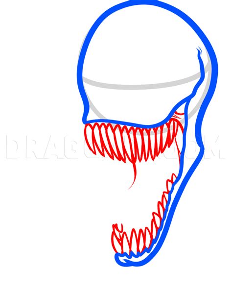 How To Draw Venom Easy By Dawn