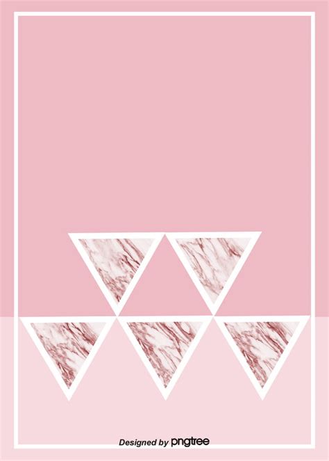 Creative Background Of Pink Mosaic Style Marble Triangle Creative
