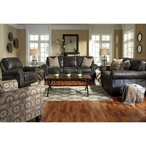 8000438 Ashley Furniture Breville Charcoal Sofa