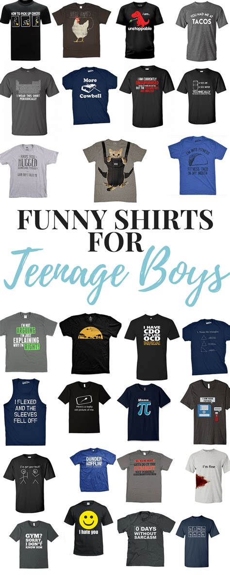 Funny T Shirts For Teenage Boys Our Kind Of Crazy