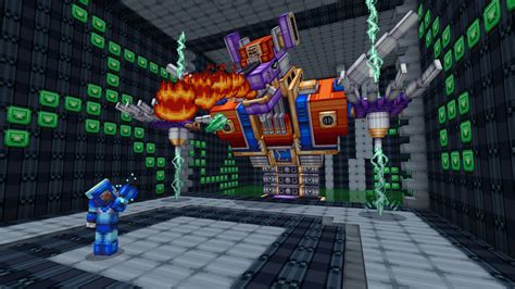Minecraft X Mega Man Crossover Dlc All Bosses List Gameskinny