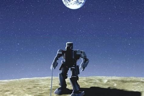 Maido Kun Bipedal Humanoid Robot On The Moon By 2015