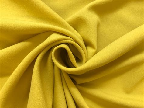Polyester Blend Stretch Crepe In Chartreuse Bandj Fabrics