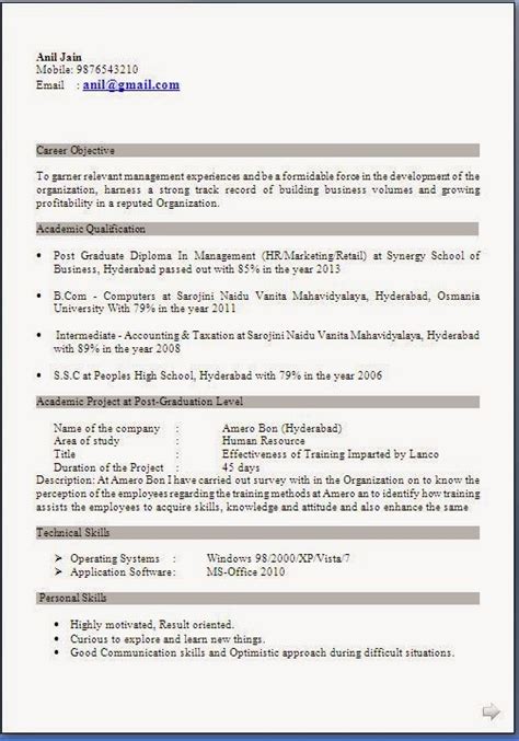 A good resume can still help convince employers to give you a chance. Mba Resume Format For Freshers Pdf : Resume Samples For Freshers Pdf Download / 0.0 lakhs ...