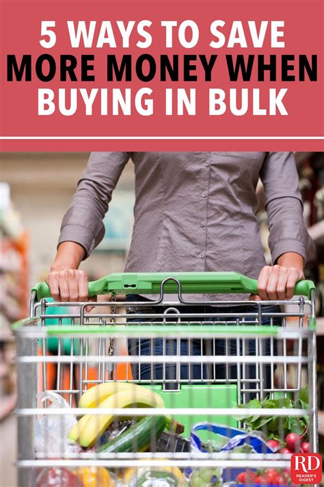 5 Ways To Save More Money When Buying In Bulk Bulk Store Budgeting