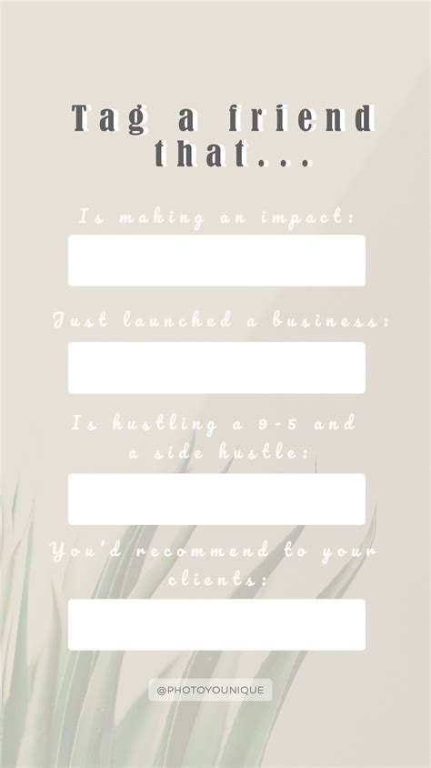 There are no spaces after the @ when mentioning someone. A template to support, celebrate, refer your friends! Tag ...