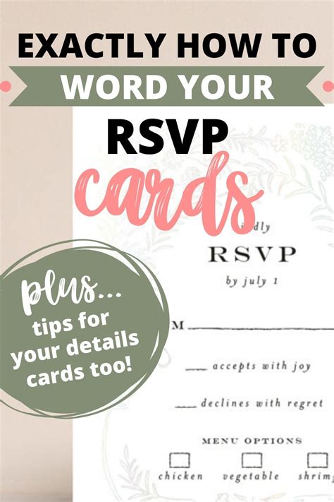 Some wedding guests don't rsvp because they need to wait until the last minute to make travel plans; Everything You Need to Know to Get Guests to RSVP ...