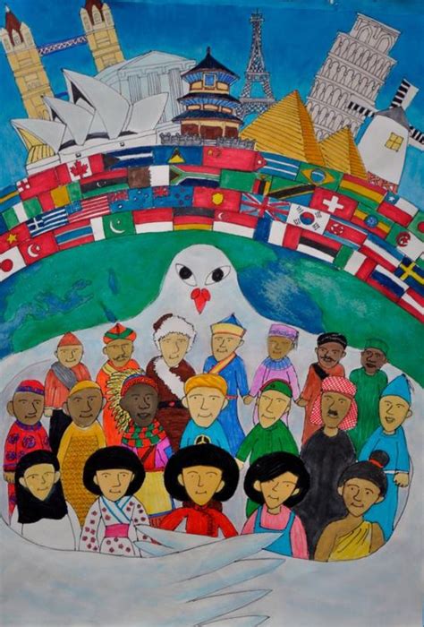 United Nations Art For Peace Contest Children Of The World